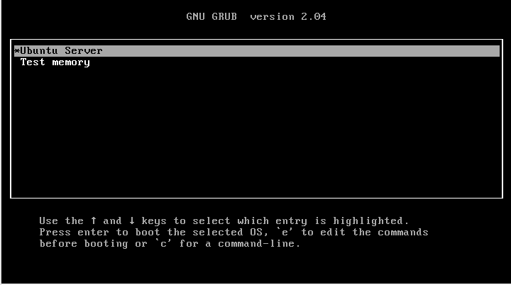 Boot Menu