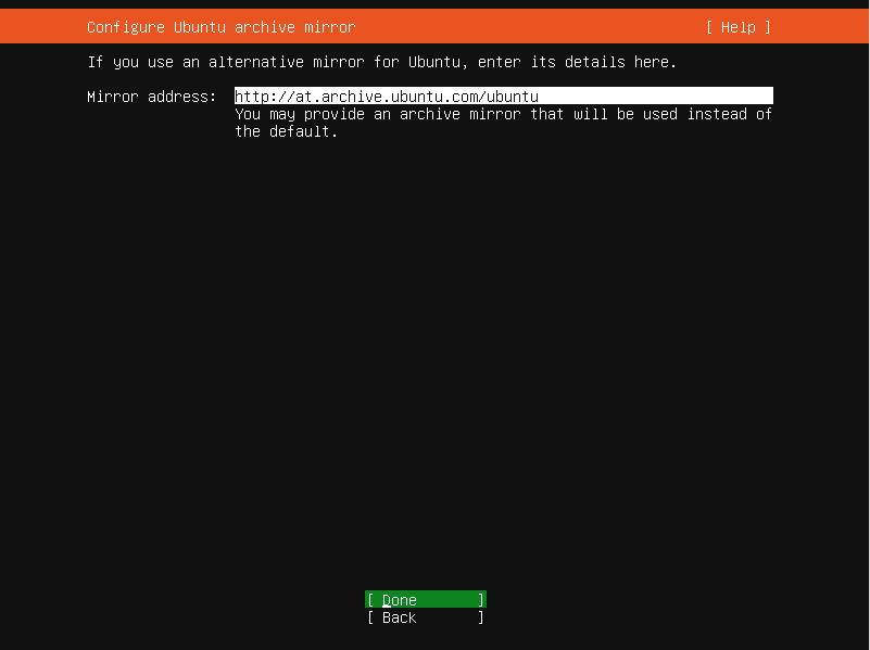 Archive Configuration