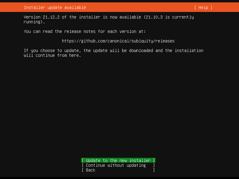 Installer Update