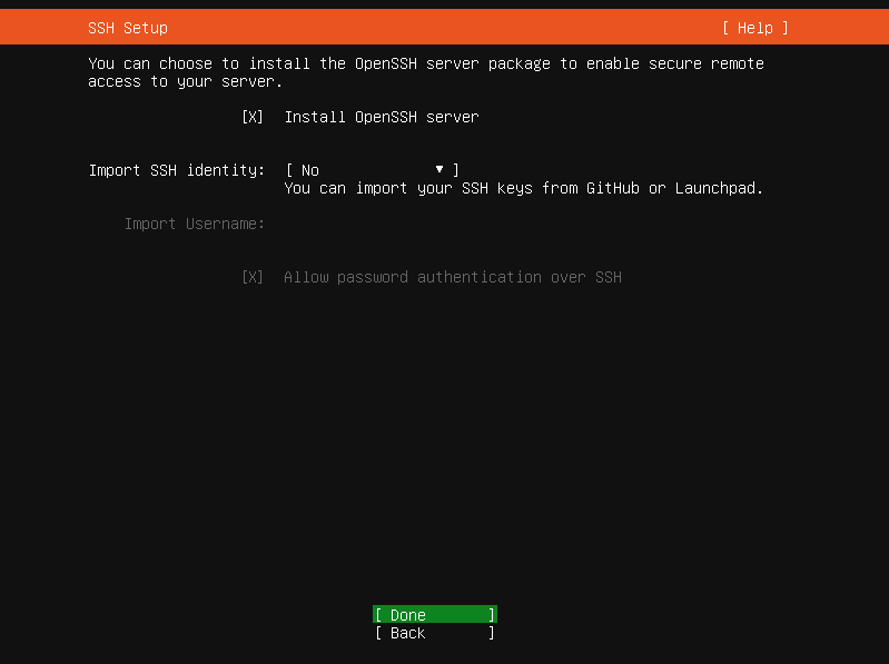 SSH Setup