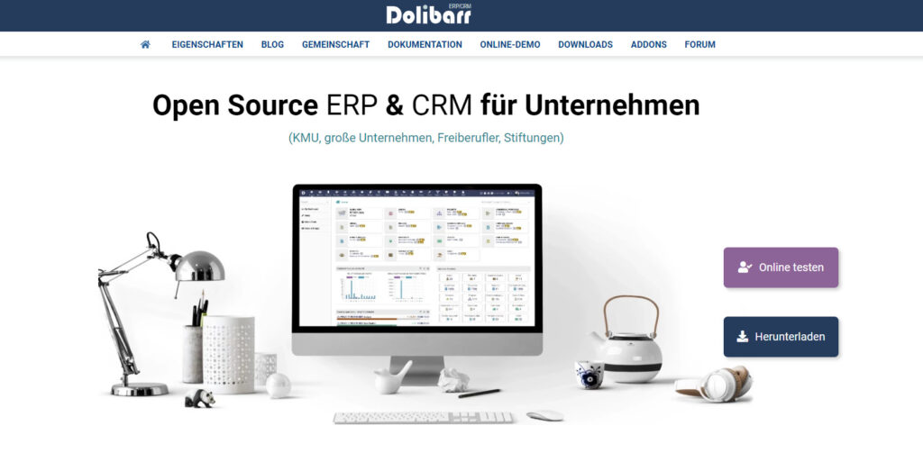 Open Source ERP/CRM System Dolibarr